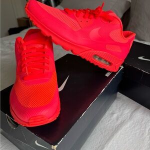 RARE VERY LIMITED NIKE AIR MAX 1 HYPERFUSE NIKE ID LASER CRIMSON HYPERPUNCH